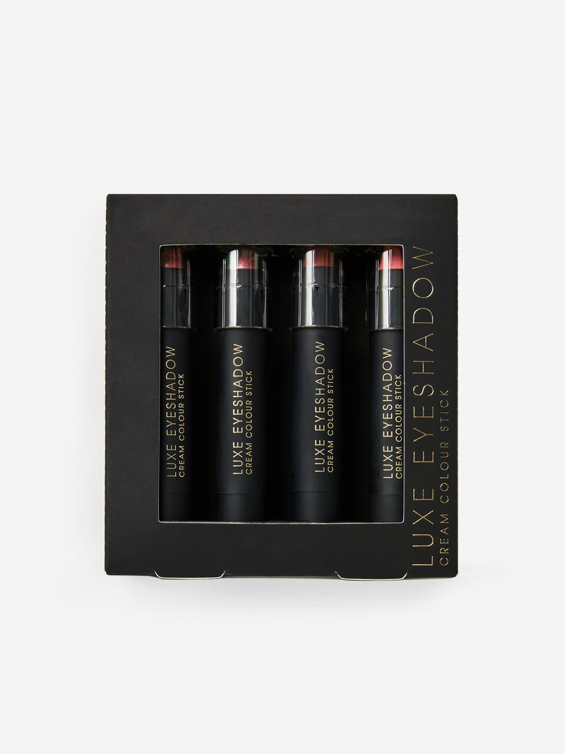Eyeshadow crayons set of 4 in neutral shades, UK version