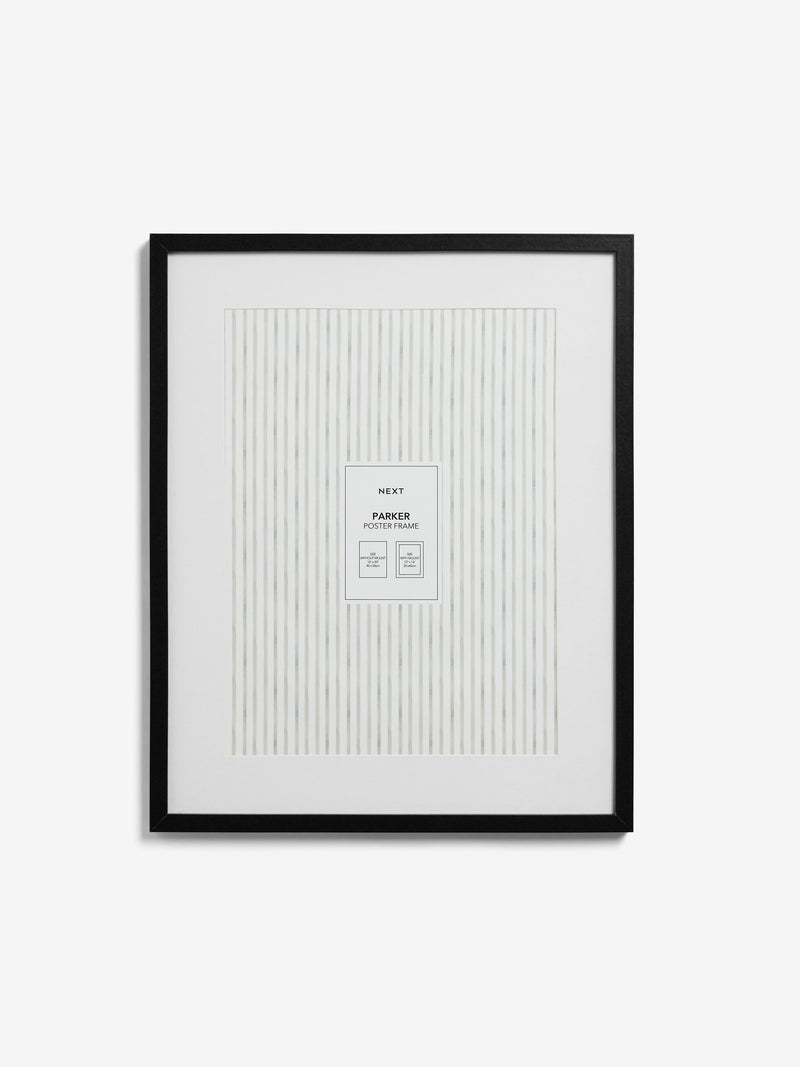 Black Parker Large Poster Photo Frame