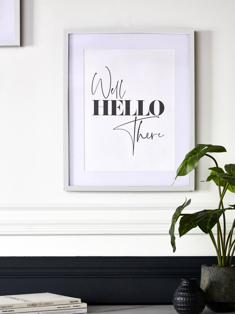 Parker white large poster photo frame (British brand)