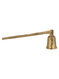 Nkuku antique brass Jyoti candle snuffer (British brand)