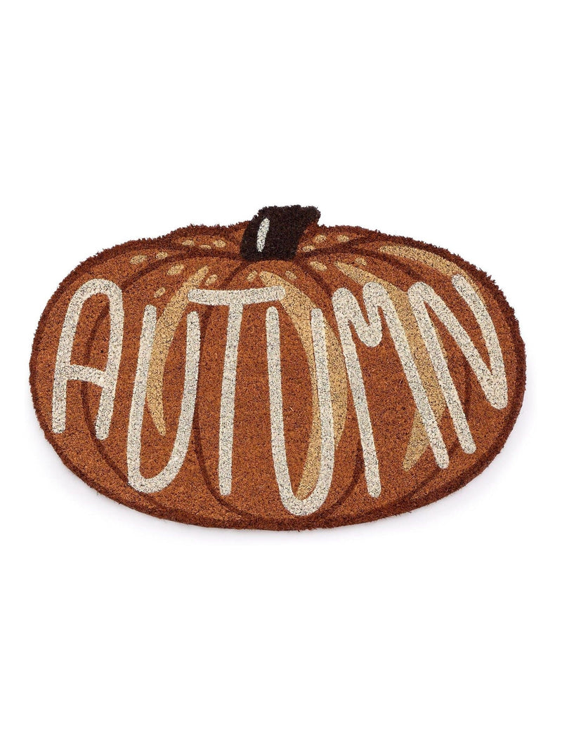 My Mat pumpkin-shaped autumn coir doormat 45x75cm - British product