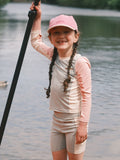 Sealskinz pink Oulton kids Solarsealz quick dry cap (British brand)