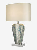 Dar Lighting silver mercury glass table lamp (British brand)