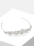 Jon Richard silver tone bridal diamante tiara (British brand)