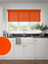 Next Next Red Simply Plain Made to Measure Roller Blind- Buy online at McGrocer
