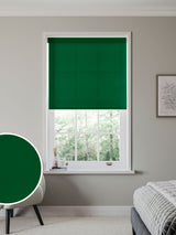 Next Next Pine Green Simply Plain Made to Measure Roller Blind- Buy online at McGrocer