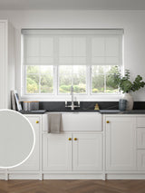 Next Next Mist Grey Simply Plain Made to Measure Roller Blind- Buy online at McGrocer