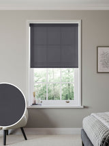 Next Next Butler Slate Grey Made to Measure Roller Blind- Buy online at McGrocer