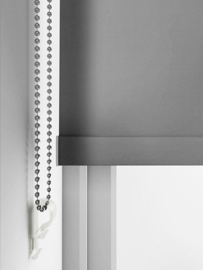 Butler Fog Grey made to measure roller blind (British brand)
