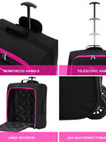 Flight Knight pink soft cabin carry-on bag 56cm (British brand)