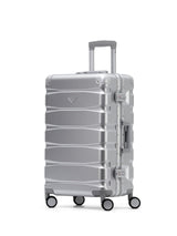Next Flight Knight Aluminium Frame ABS Hardcase Suitcase Silver Medium- Buy online at McGrocer