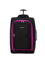Next Flight Knight Black/Pink Cabin Carry-On 55cm- Buy online at McGrocer