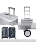 Flight Knight Silver hard shell ABS cabin case 21 inch, UK version