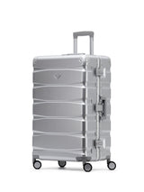 Next Flight Knight Silver 29 Inch Aluminium Frame ABS Body Hardcase Suitcase- Buy online at McGrocer