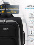 Flight Knight soft cabin carry-on bag grey/black (British brand)