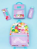 Vanilla Underground Squishmallows purple girls 4-piece backpack set (British brand)