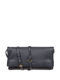 Pure Luxuries London blue Selene Nappa leather clutch bag, UK version