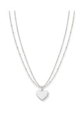 Thomas Sabo silver engravable heart necklace (British brand)