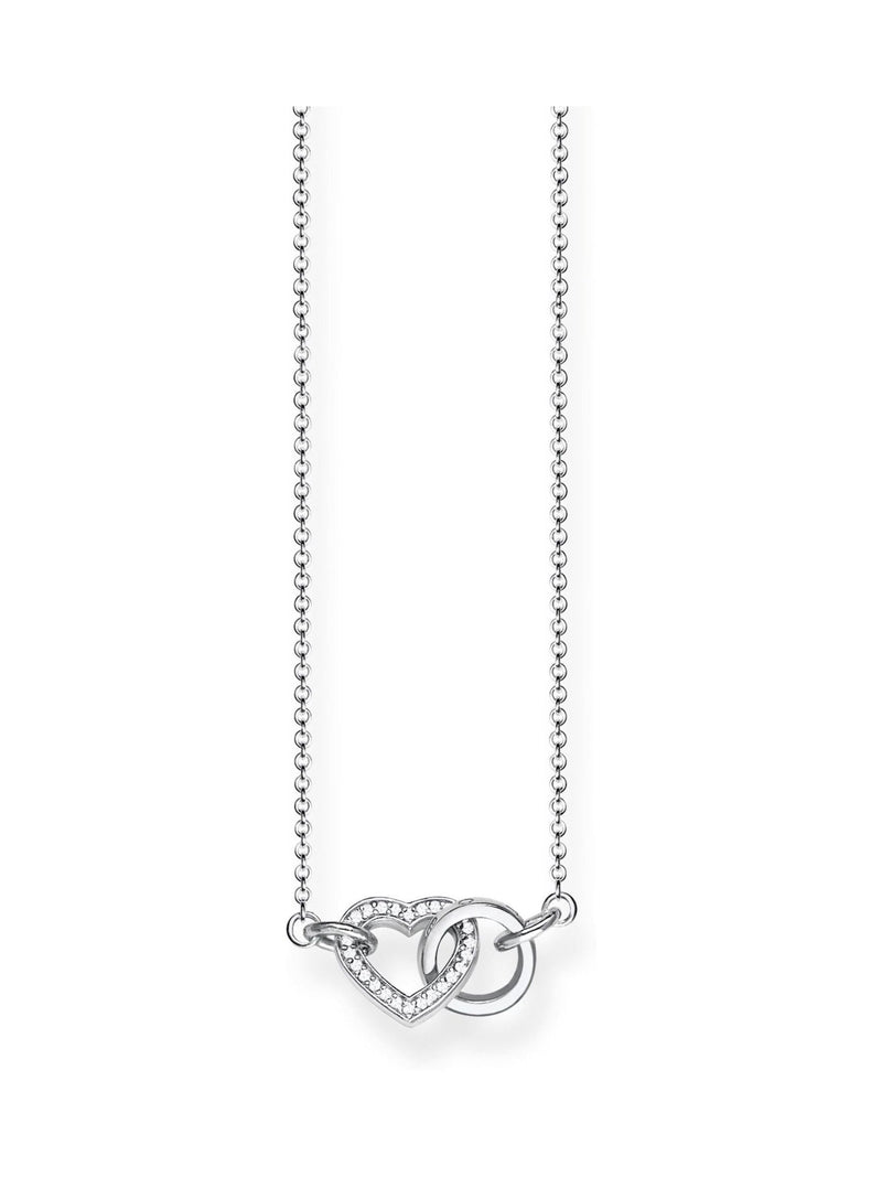 Thomas Sabo White Heart Together necklace (British brand)