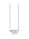 Thomas Sabo White Heart Together necklace (British brand)