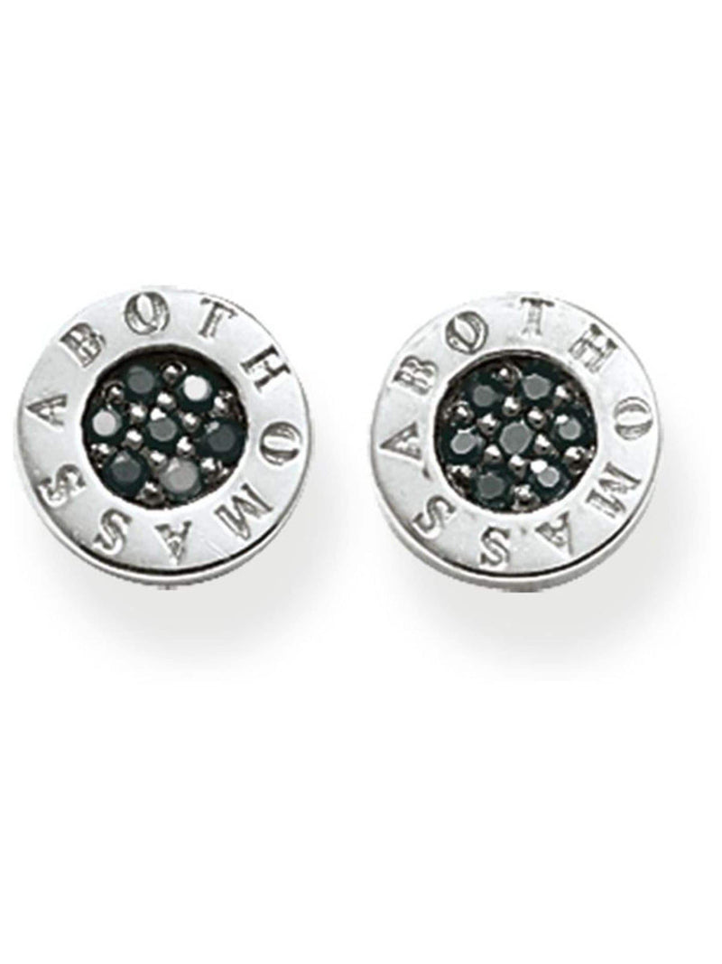 Thomas Sabo black pavé studs 0.9 cm (British brand)