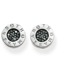 Thomas Sabo black pavé studs 0.9 cm (British brand)