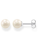 Next Thomas Sabo White Silver Pearl Stud Earrings 0.7 cm- Buy online at McGrocer