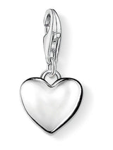 Next Thomas Sabo Silver 3D Heart Charm Pendant - 1.0 cm- Buy online at McGrocer