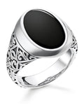 Thomas Sabo black onyx ring (British brand)