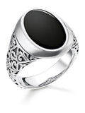 Thomas Sabo black onyx ring (British brand)