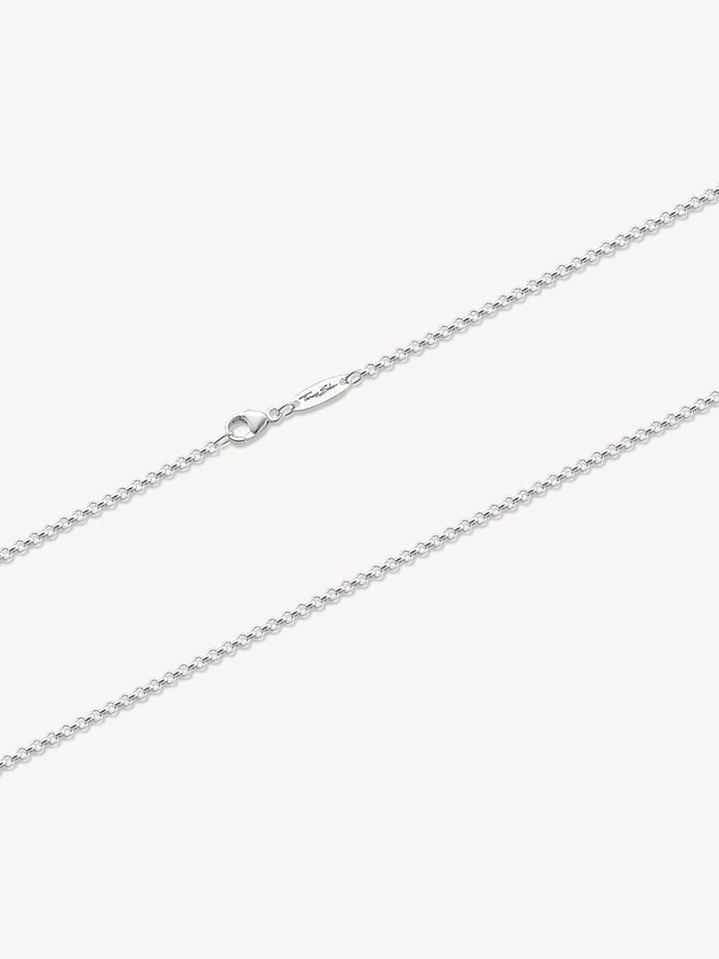 Thomas Sabo silver belcher chain necklace (British brand)