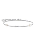 Thomas Sabo white freshwater pearl bracelet (British brand)