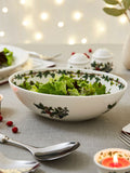 Portmeirion Holly and Ivy oval nesting bowl, imported from the UK
