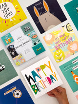 Next Hallmark Blue Birthday Cards Contemporary Designs 20 Pack- Buy online at McGrocer