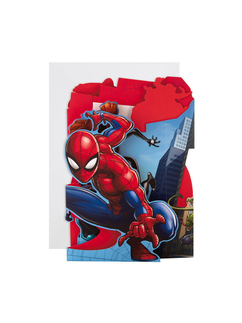 Hallmark Spider-Man birthday card for son, UK version