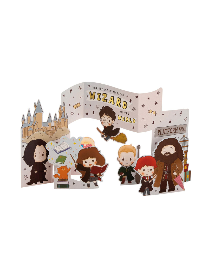 Hallmark Harry Potter 3D pop-up birthday card, UK version