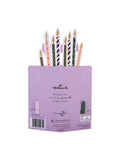 Hallmark gold birthday card 3D pop up cake and candles design, UK version
