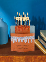 Next Hallmark Orange 3D Cake and Candles Birthday Card for Uncle- Buy online at McGrocer