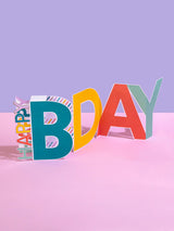 Next Hallmark Blue 3D Pop Up Letters Birthday Card- Buy online at McGrocer