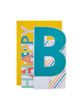 Hallmark blue 3D pop-up birthday card 22.8x15.9cm, UK version