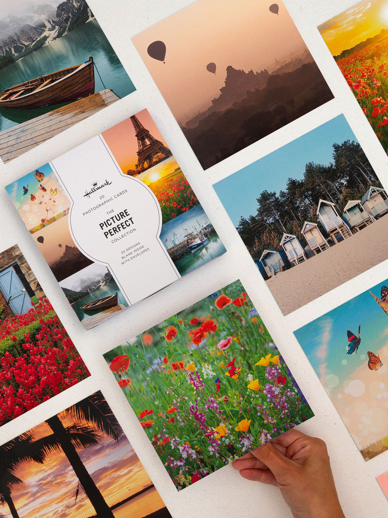 Hallmark Blue Scenic Photographic Blank Cards 20 Pack, UK version
