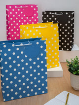 Next Hallmark Set of 4 Large Gift Bags in Polka Dot Designs- Buy online at McGrocer