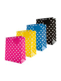Hallmark set of 4 large polka dot gift bags, UK version