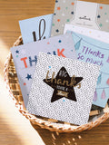 Hallmark grey thank you cards 10 pack 5 designs, UK version