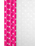 Hallmark Pink 6M Pack of 3 Polka Dot Wrapping Paper