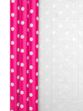 Hallmark pink polka dot wrapping paper pack of 3 rolls, UK version