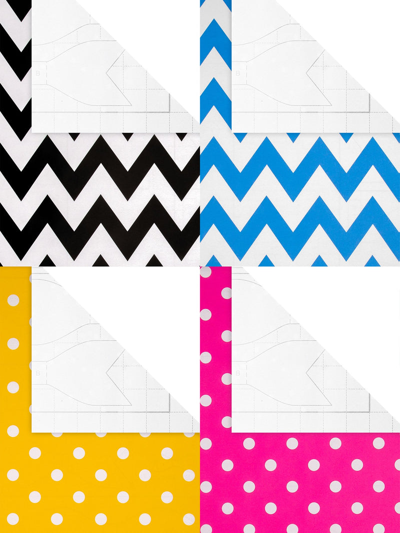 Hallmark multicoloured spots and stripes wrapping paper 6 rolls x 2m, UK version