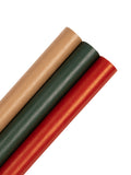 Hallmark Kraft wrapping paper in 3 colours 3m x 70cm, UK version