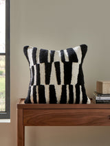 Next Jasper Conran London Monochrome Papercut Tufted Cushion 43cm- Buy online at McGrocer