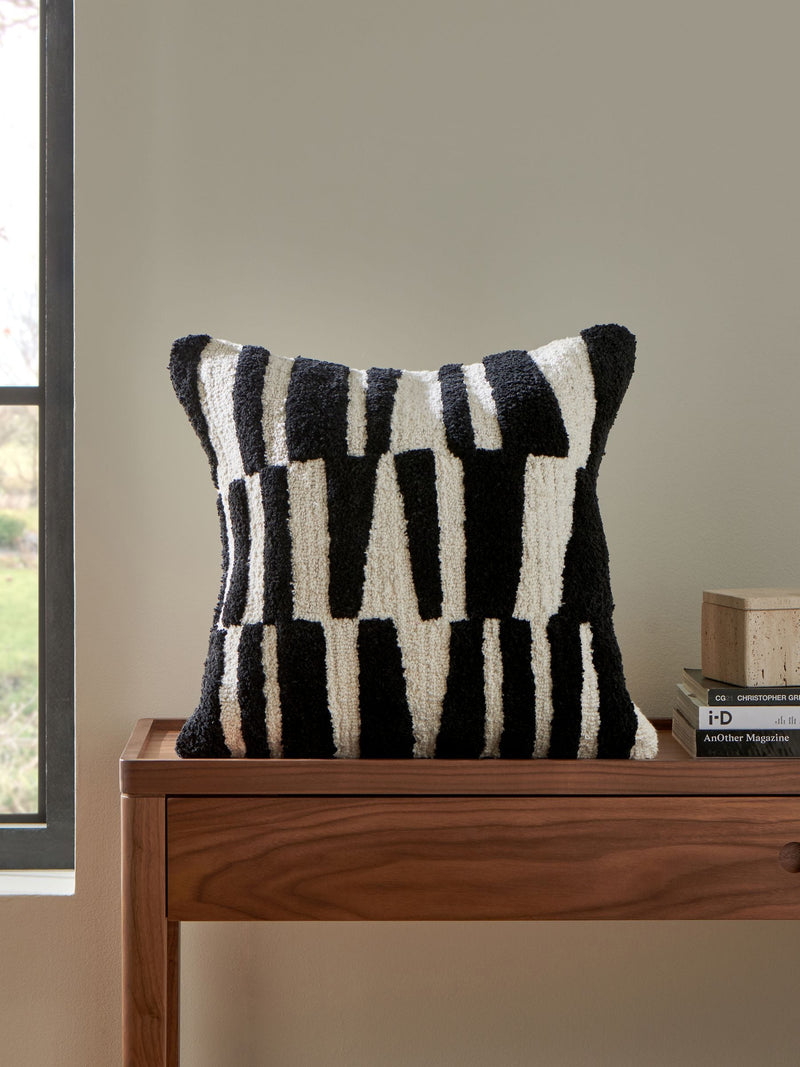 Jasper Conran London monochrome papercut cushion 43cm - British product